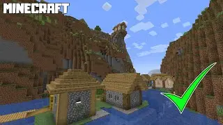 Canyon River Village and Three Villages in Viewing Distance SEED! Minecraft 1.18.2