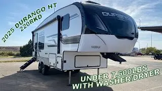 Half Ton Towable Fifth Wheel Under 7,600lbs!! 2025 KZ Durango HT 220RKT