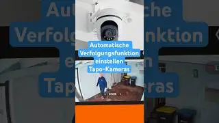 Setting up automatic tracking function on Tapo cameras with pan/tilt function