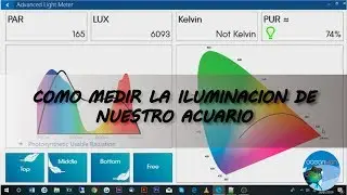 como medir la iluminación led 🌞 de un acuario || OceanMon