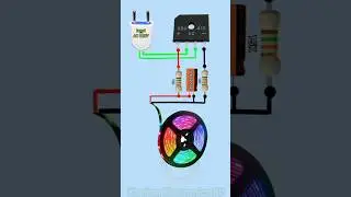 DIY LED strip light circuit #khairunelectronicsbd #youtubeshorts #circuitdesign