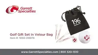 Golf Gift Set In Velour Bag