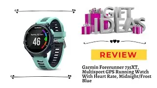 Garmin Forerunner 735XT, Multisport GPS Running Watch With Heart Rate, Midnight Frost Blue