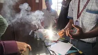 Magnesium burn with oxygen 