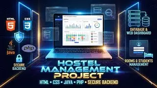 Hostel Management System Full Project | HTML CSS Java PHP | Secure Backend + Database