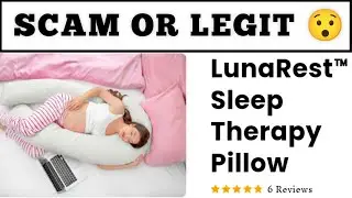 LunaRest&trade; Sleep Therapy Pillow Review: Is Warmify LunaRest Sleep Therapy Pillow SCAM?