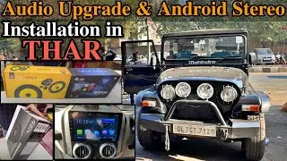 Drivn 9' Android Stereo | JL Audio components | Damping | Infinity Oval Speaker | Thar Modifications