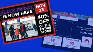 How to Design A Black Friday Postcard | FREE EDDM&reg; Black Friday Templates