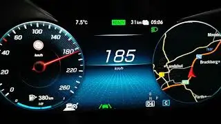 2021 Mercedes Benz GLC 300dE 4matic  (battery full - 306hp)- acceleration