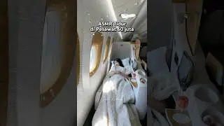ASMR BOBO DI PESAWAT 60 JUTA🥰 #holidayswithshorts #ngeshortsbareng #trending #emirates #business