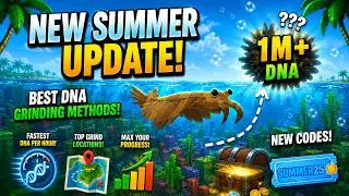 🚨 NEW Summer Update in Dinosaur Simulator! 🌴 Best DNA Grinding Method + ALL NEW CODES!
