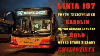 CABVIEW LINIA 197 URSUS NIEDŹWIADEK - GWIAŹDZISTA MZA WARSZAWA (WARSAW BUS DRIVER)
