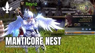 【Dragon Nest Classic】Manticore Nest (Hell Mode): Swordmaster Class POV - Full Walkthrough