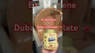 El Mordjene X Dubai Chocolate 🍫 #dubaichocolate #pistachio #elmordjene #viralchocolate