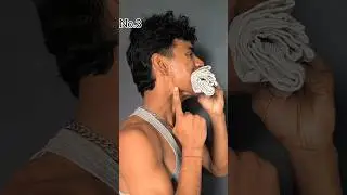 Get Ready for a Defined Jawline with the Quick Towel Method 🧼 #fitness #jawline #ytshort