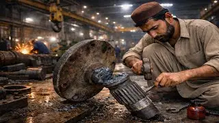 Old & Broken Shaft Repaired Like New | Heavy Industrial Factory Work