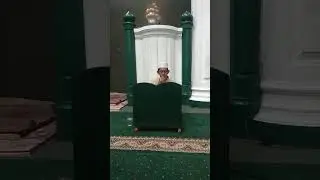 ustadz nasrull pembacaan maulid di masjid Jami Al falah utan kayu jaktim