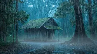 Fall Asleep Quickly with Rain & Thunder 🌧️ | Relaxing Night Sounds