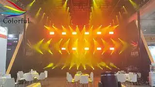 Colorful Light 200W LED Moving Head Lighting Show at Prolight Sound 2024