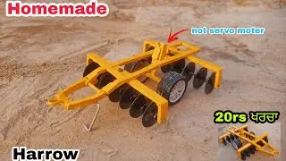 How to make 14 Harrow homemade  // troctor model toy 💪👌👌💪