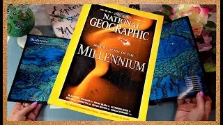 ASMR: Slow Magazine Page Turning - National Geographic Jan. 1998 (No Talking, Paper Crinkles)