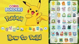 COLES POKEMON BUILDERS | How to Build