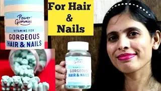 Power Gummies Hair & Nail Vitamins | Reduces Hair Fall & Strengthens Hair and Nails Growth