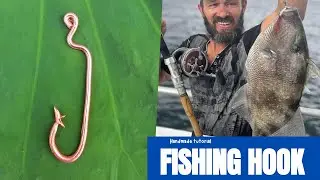 Premium Fishing Hooks, Strong Sharp Fish Hook with Barbs for Freshwater/Seawater [Handmade Tutorial]