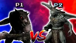 Skyrim Multiplayer PVP - Werewolf vs. Vampire Lord
