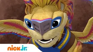 Blaze and the Monster Machines | Os Resgates de Leões do Blaze! | Nick Jr. em Português