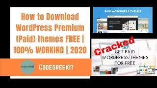 How to Download WordPress Premium (Paid) themes FREE | 100% WORKING | 2020
