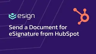 eSign for HubSpot -  How to send a document