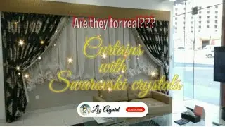 CURTAINS WITH SWAROVSKI CRYSTALS - SEDAR, ABU DHABI
