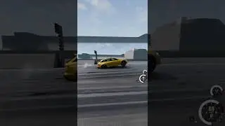 Audi RS6 Drag launch slow motion 8X