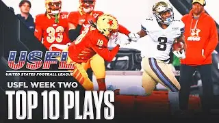 USFL&rsquo;s Top 10 Plays From Week 2 | USFL Highlights