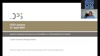CFS-Webinar: Machine-to-Machine-Payments an der Schnittstelle von Finanzwirtschaft und Industrie