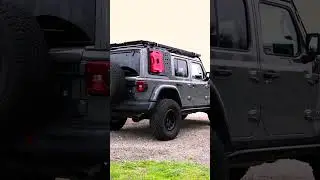 Get more out of your #FrontRunnerDometic Jeep JL rack with the side molle panel and ladder.