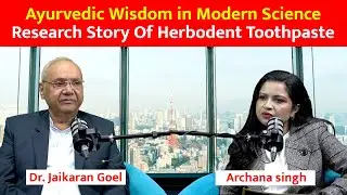 Herbodent Toothpaste A Unique Blend of 21 Herbs for Strong Teeth & Healthy Gums | Dr. Jaikaran Goel