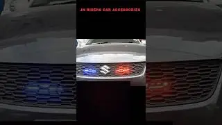 OE Fitting police light red, blue, and white