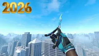 CS2 Butterfly - Case hardened, Blue gem (2026) Knife Showcase