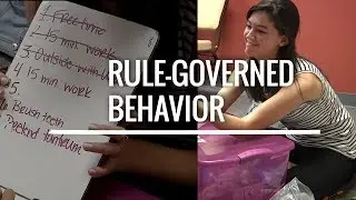 Teaching Rule-Governed Behavior