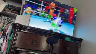 Wii sports boxing with Haru 