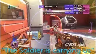 FINALLY GETTING TO PLAT with my ole buddy Soldier 76