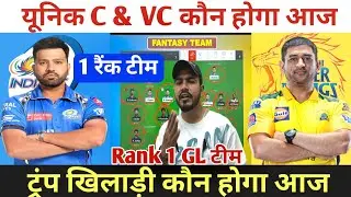 MI vs CSK Dream11 Prediction ! Mumbai Indians vs Chennai Super Kings Dream11 Prediction