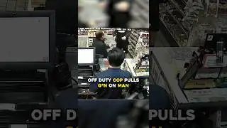 Off Duty Cop Pulls Gun On Man😳