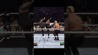 Jacob Fatu + Jimmy Uso Double Super Kick 🔥😱 #jacobfatu #wwe2k25 #shorts