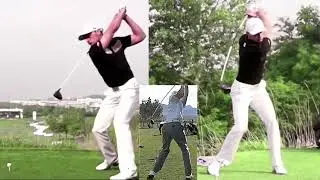 Jamie Sadlowski's Slow-Motion Golf Swing - Mirror Practice
