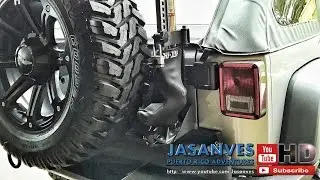 DIY How-To:  Rugged Ridge Hi Lift Jack Mount Base - Step by Step Installation on Jeep JK