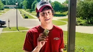Pizza guy scams 2 teens | 30 Minutes or Less | CLIP