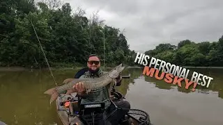 Mat catches his PB MUSKY!